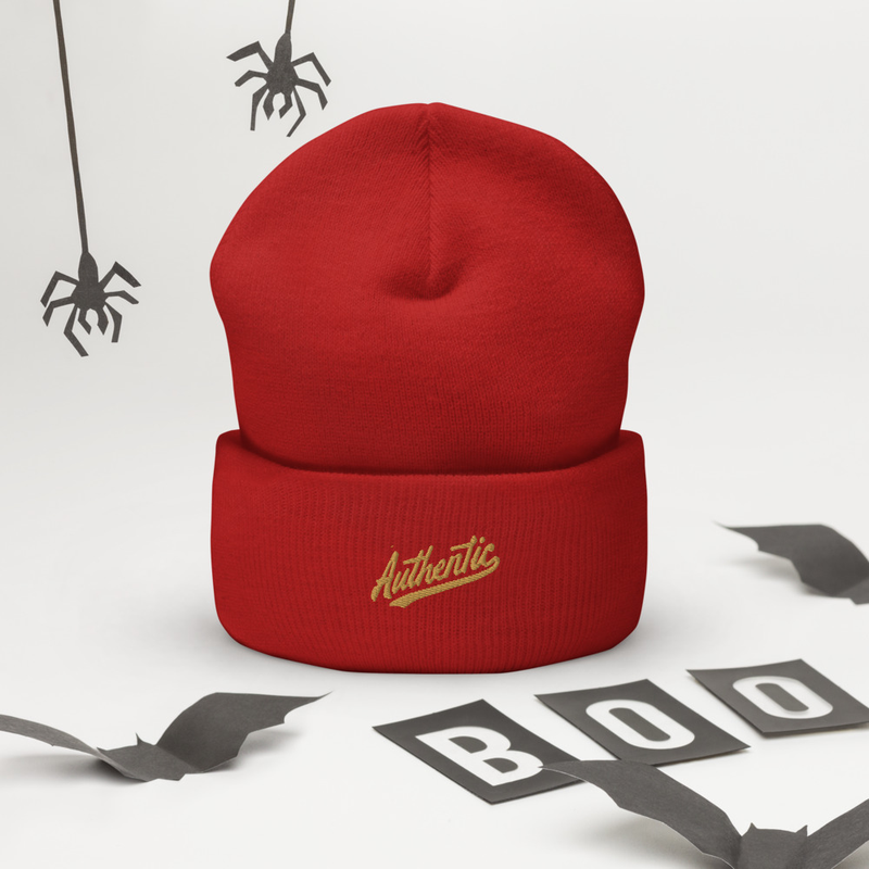 Cuffed Beanie - Authentic Logo Design