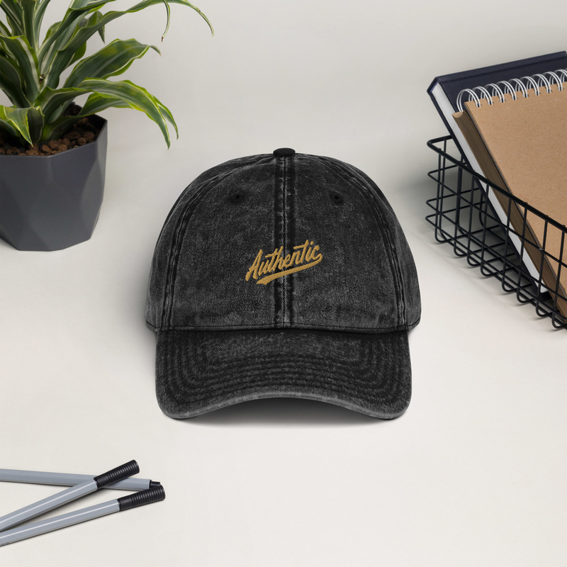 Vintage Hat - Authentic Logo Design