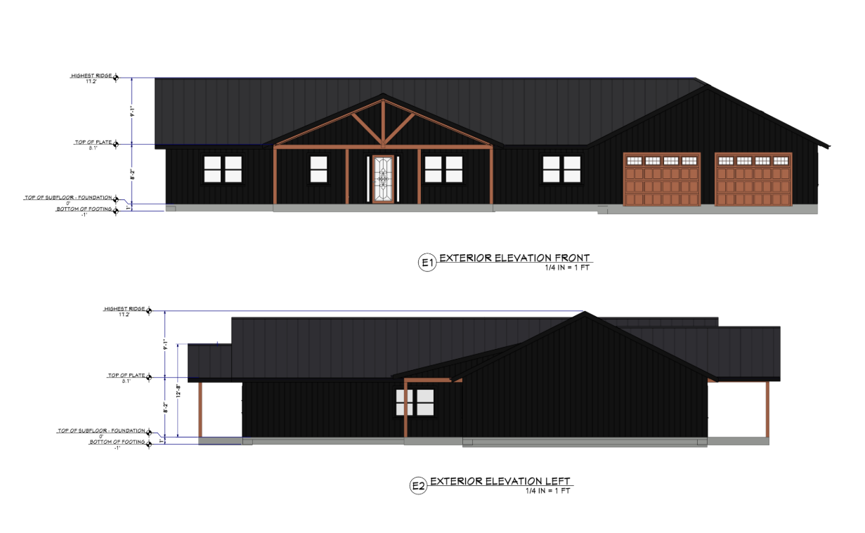 The Dryden Ranch 2900 Sqft Plan with Guest House Living Area