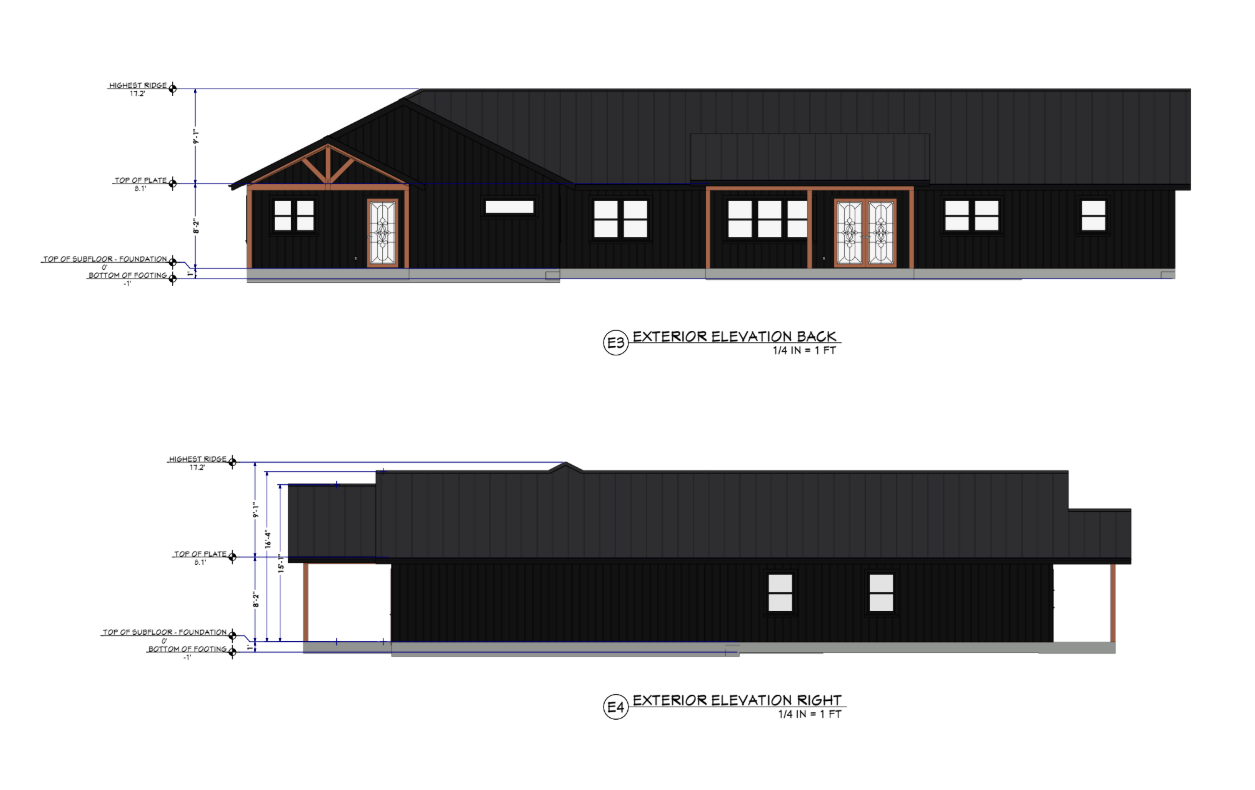The Dryden Ranch 2900 Sqft Plan with Guest House Living Area