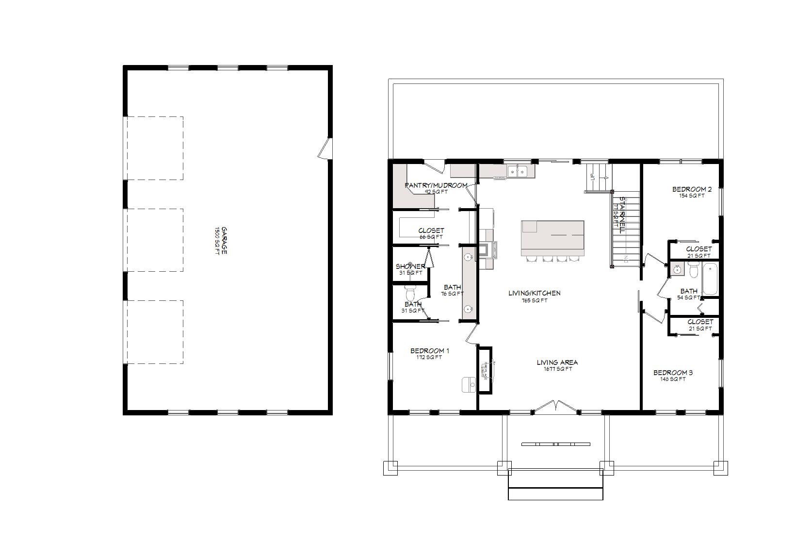 Rustic Ridge v1 with Basement