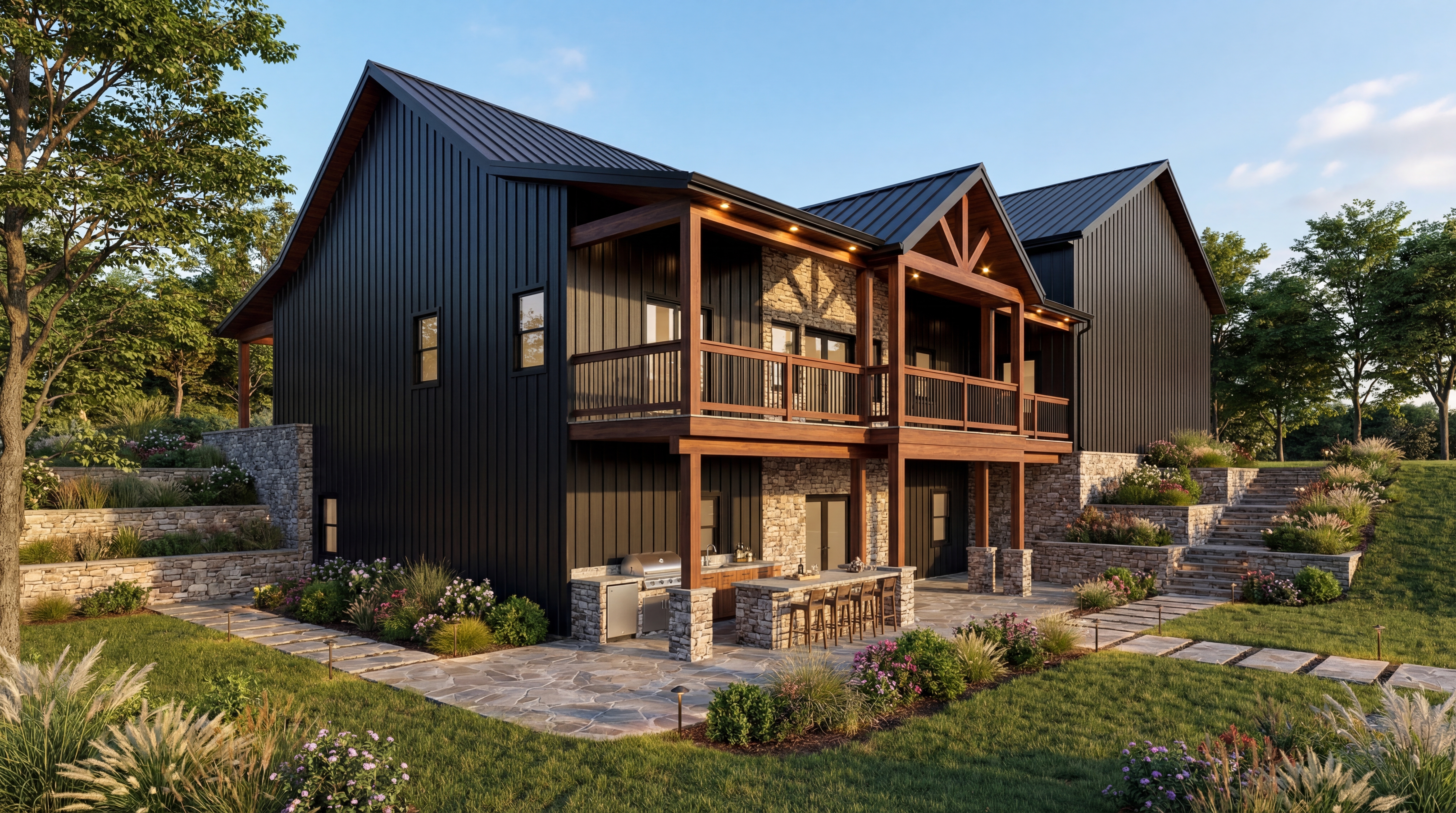 Dixon Barndominium with a Basement