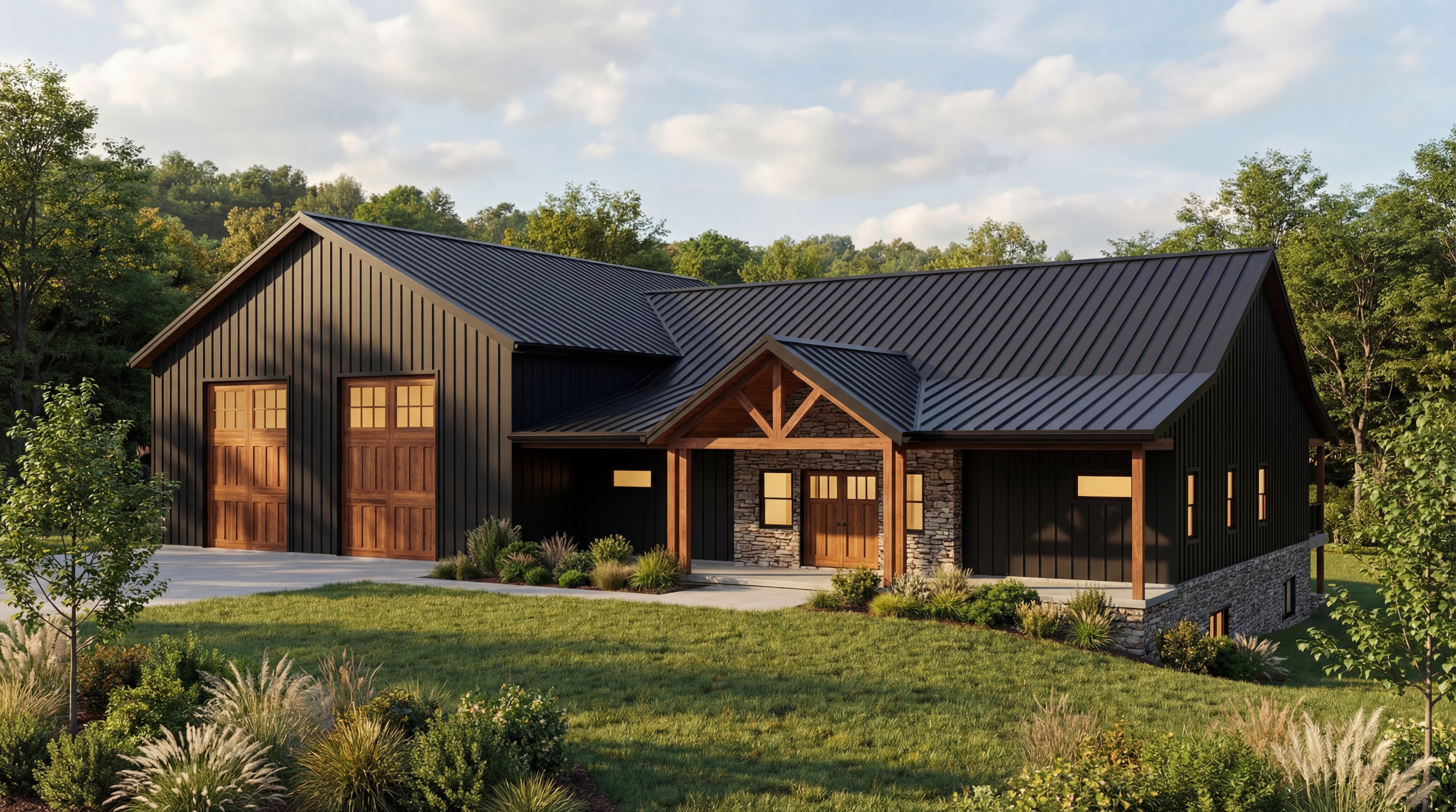 Dixon Barndominium with a Basement