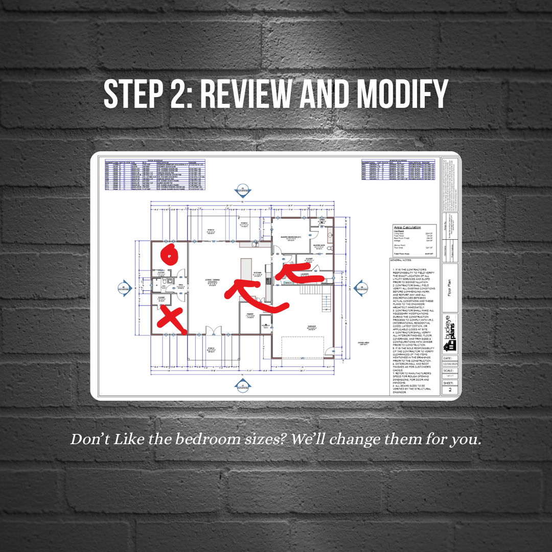 Steele Modern Barndominium Floor Plan | 4649 SF Total | 3 Bed, Porch, Bonus Room, Garage