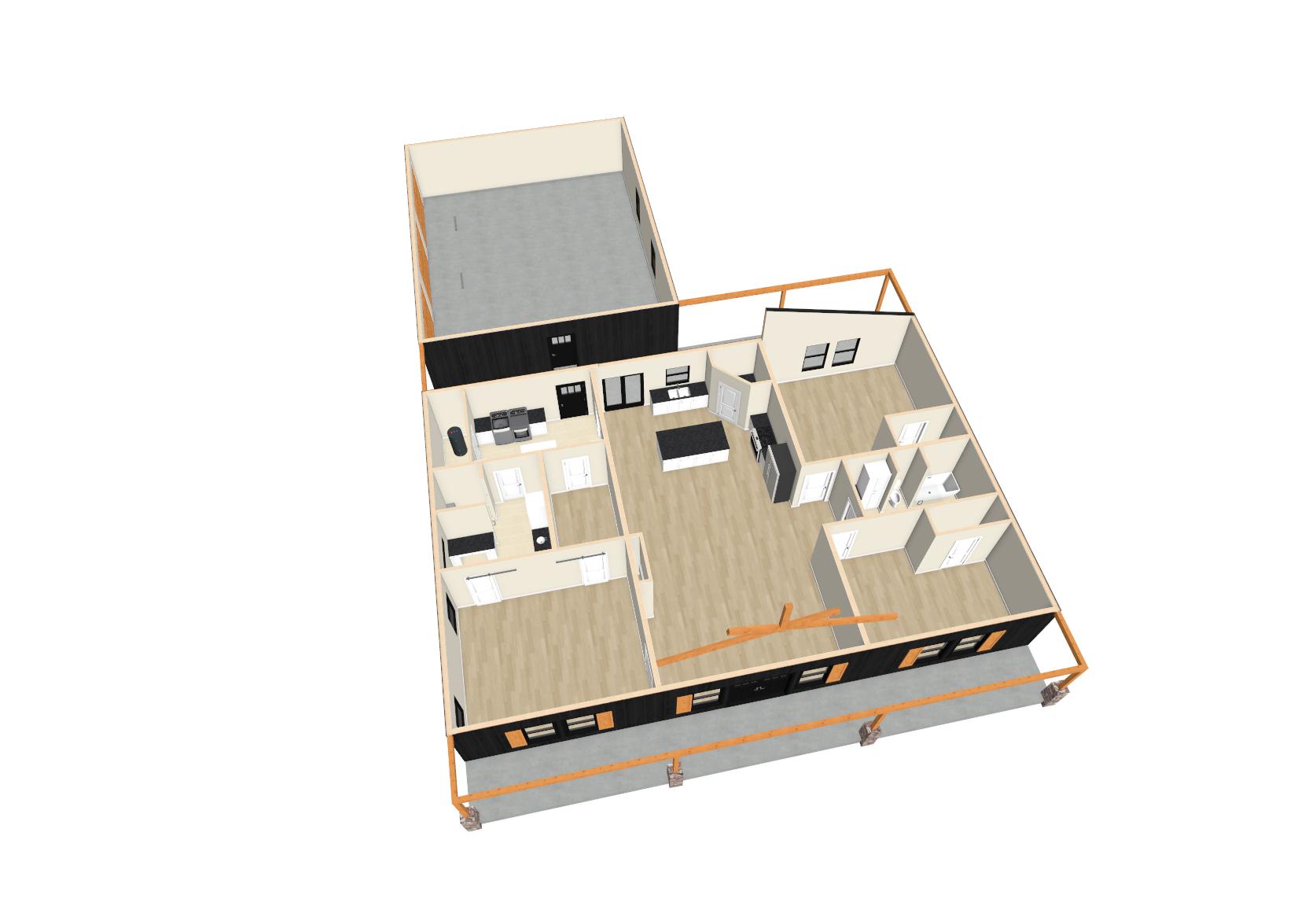 Ironwood Ridge Barndominium - Plan ID 10130 