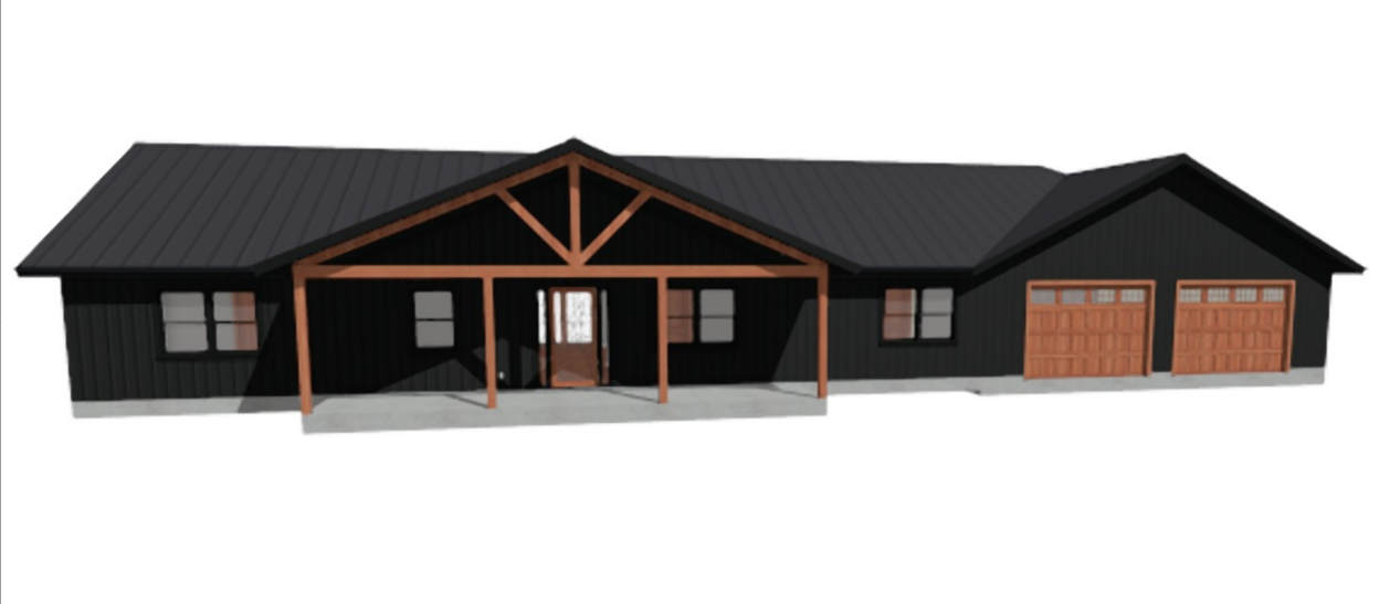The Dryden Ranch 2900 Sqft Plan with Guest House Living Area