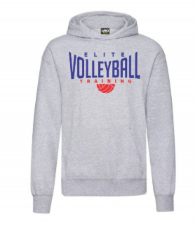 HOODIE ALGODÓN - DISEÑO - TRAINING VOLLEY - MARCA SOBRE BRAZO DERECHO (FVC VOLLEYBALL NOEUD SPORTIF)
