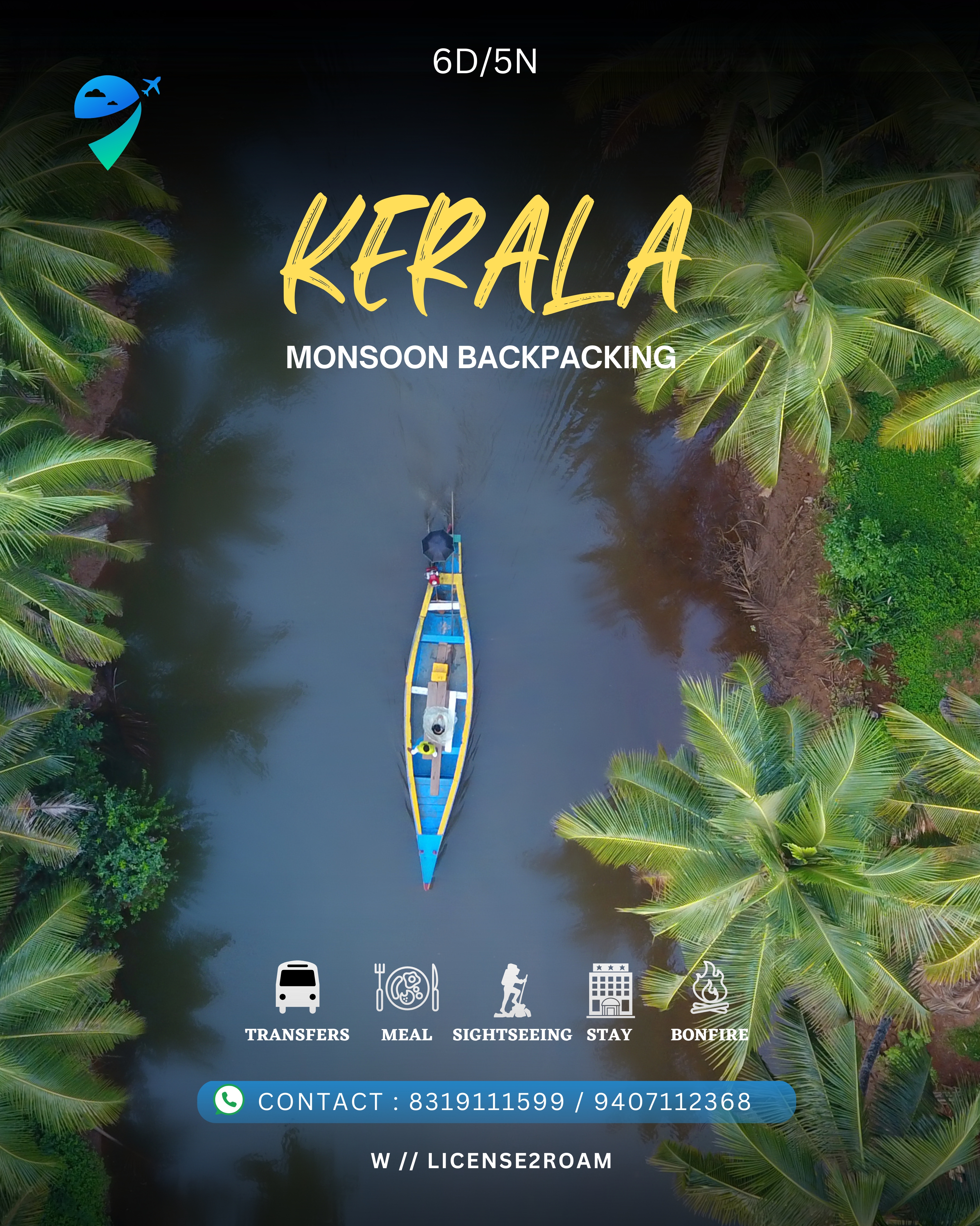 Kerala Monsoon Backpacking