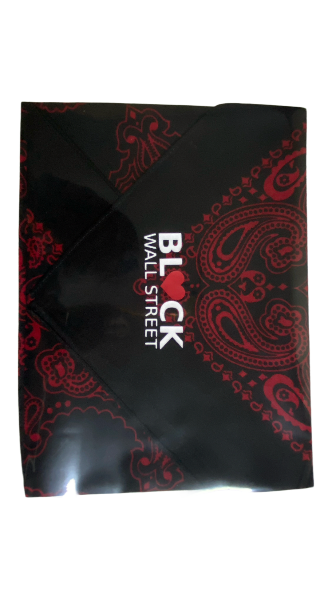 Heart Black Wall Street Bandanna 