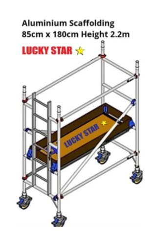 Aluminium Scaffolding Single Width 2.2Mtrs