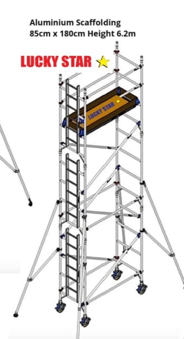 Aluminium scaffolding  6.2Mtrs