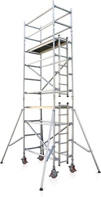 Aluminium scaffolding single width 5.2Mtrs