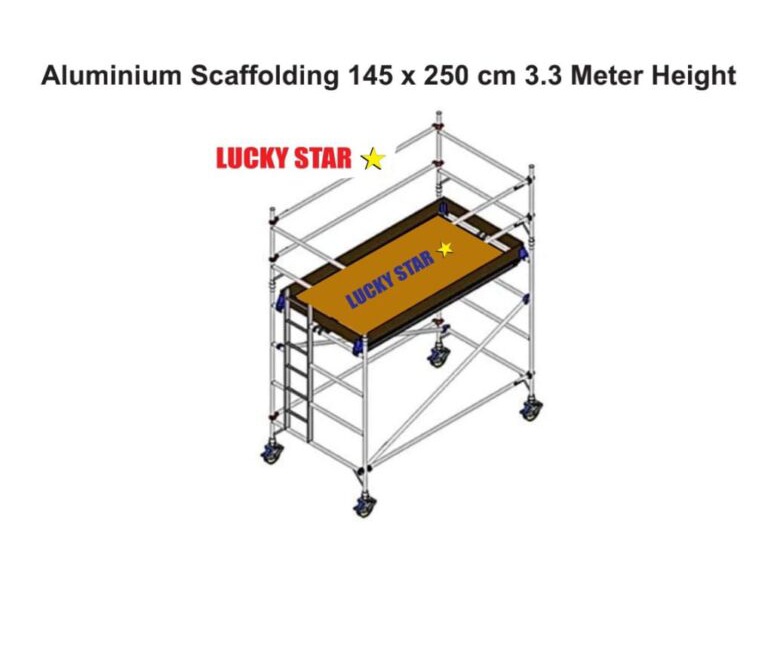 Aluminium Scaffolding Double Width 3.2 Mtrs