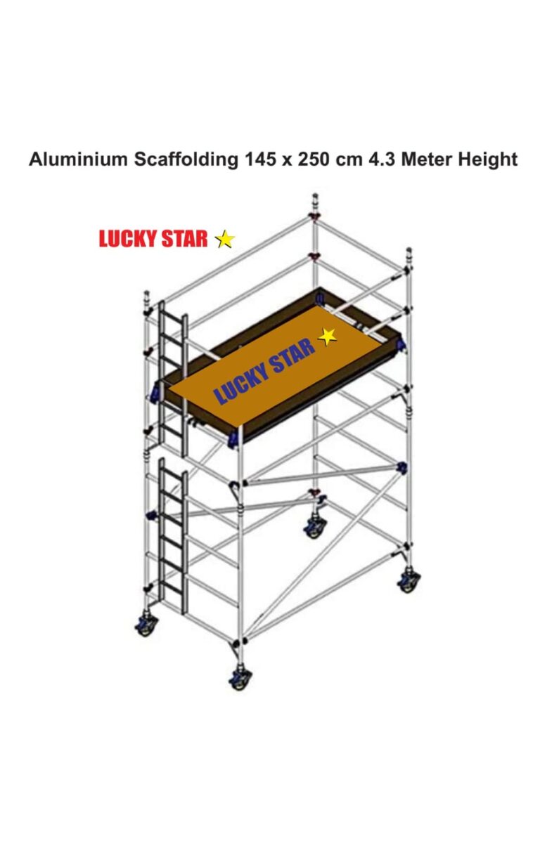 Aluminium Scaffolding Double Width 4.2 Mtrs