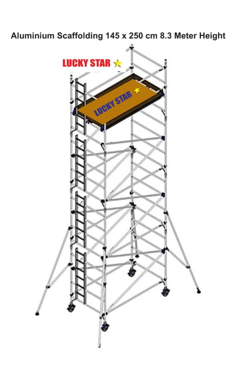 Aluminium Scaffolding Double Width 8.2 Mtrs