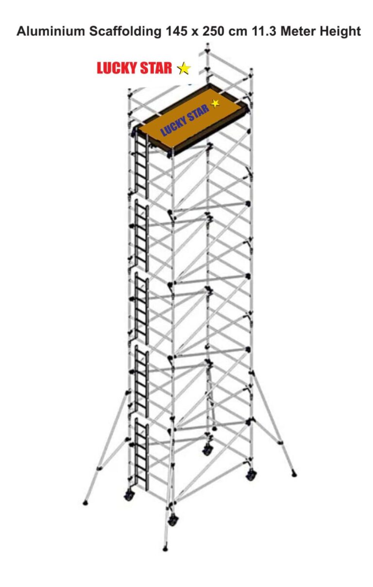 Aluminium Scaffolding Double Width 11.2 Mtrs
