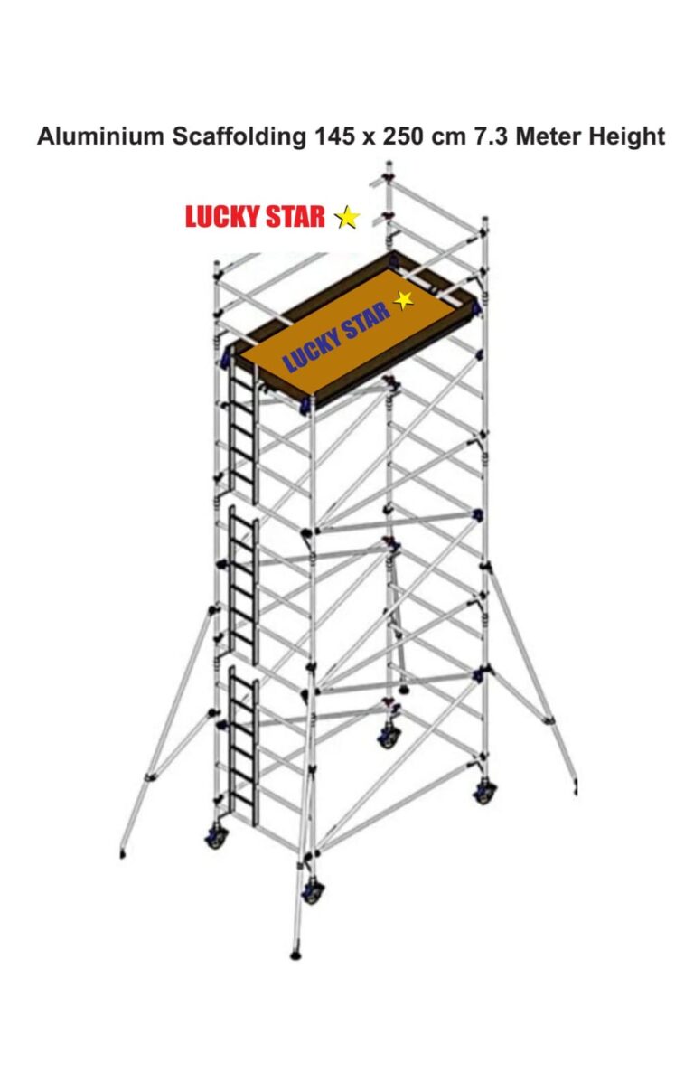 Aluminium Scaffolding Double Width 7.2 Mtrs