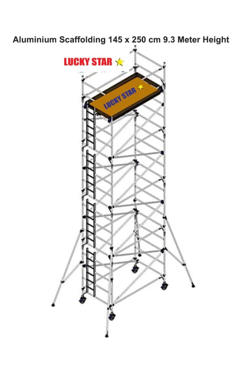 Aluminium Scaffolding Double Width 9.2 Mtrs