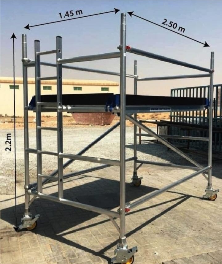 Aluminium Scaffolding Double Width 2.2 Mtrs