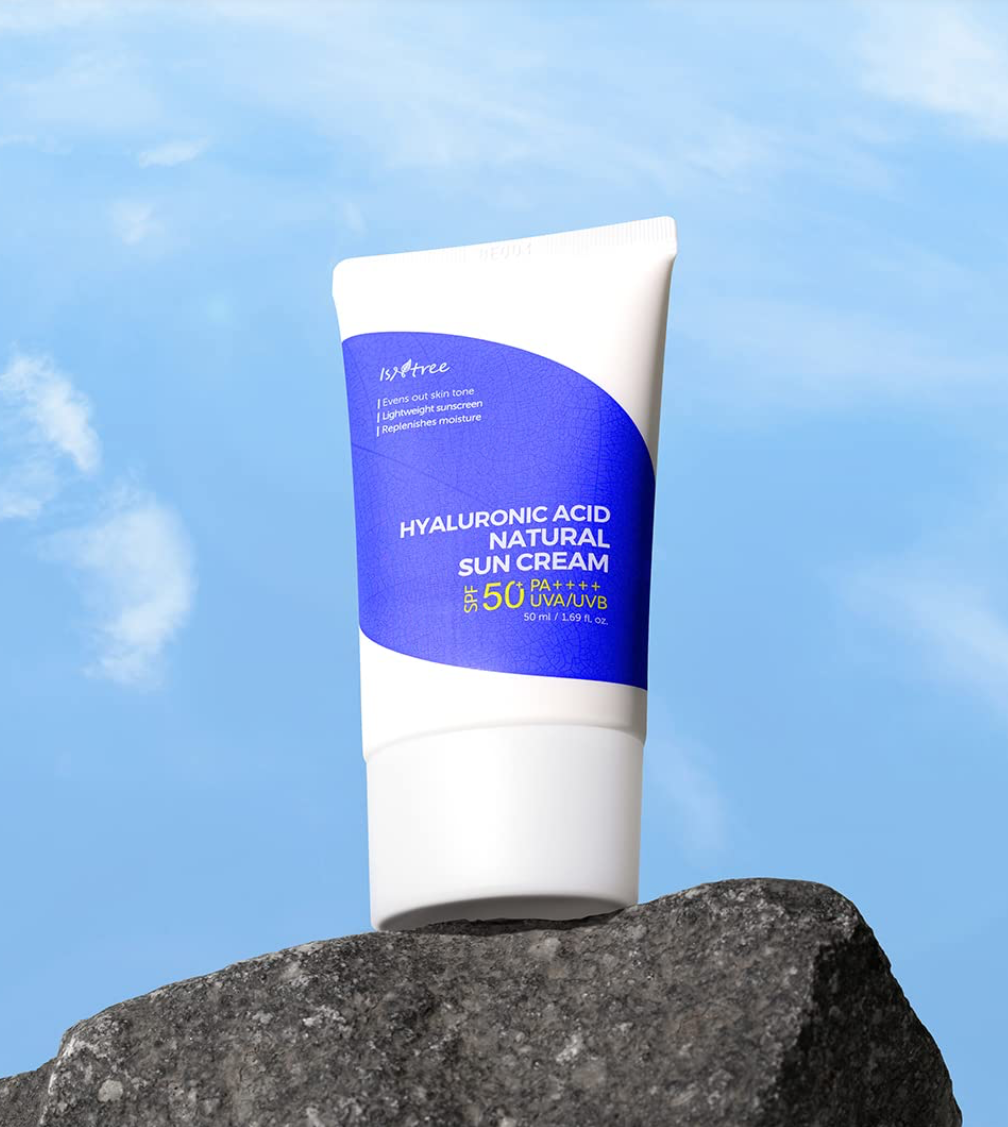 IsNtree - Gel Solaire Hydratant à l'Acide Hyaluronique SPF 50+