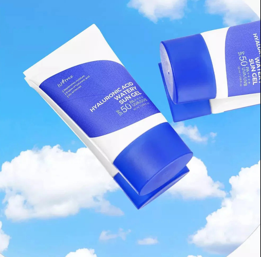 IsNtree - Gel Solaire Hydratant à l'Acide Hyaluronique SPF 50+