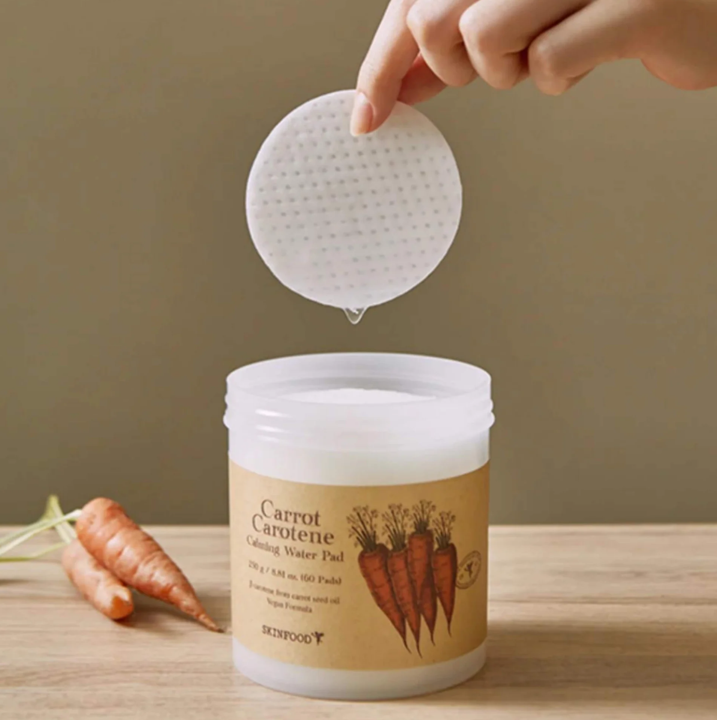 SKINFOOD - Pads apaisants Carrot Carotène
