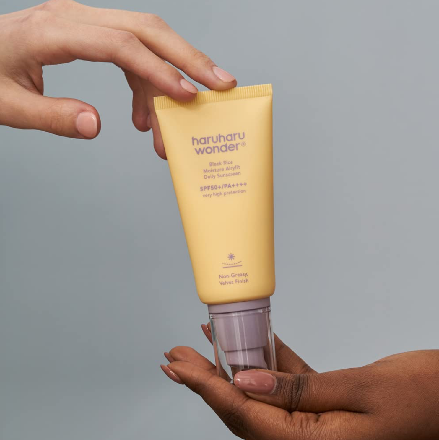 HARUHARU WONDER -  Ecran solaire hydratant au riz noir Airyfit SPF50+