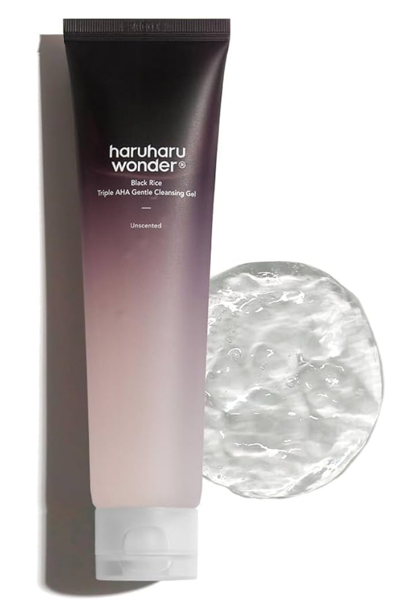 HARUHARU WONDER - Gel nettoyant doux triple AHA au riz noir
