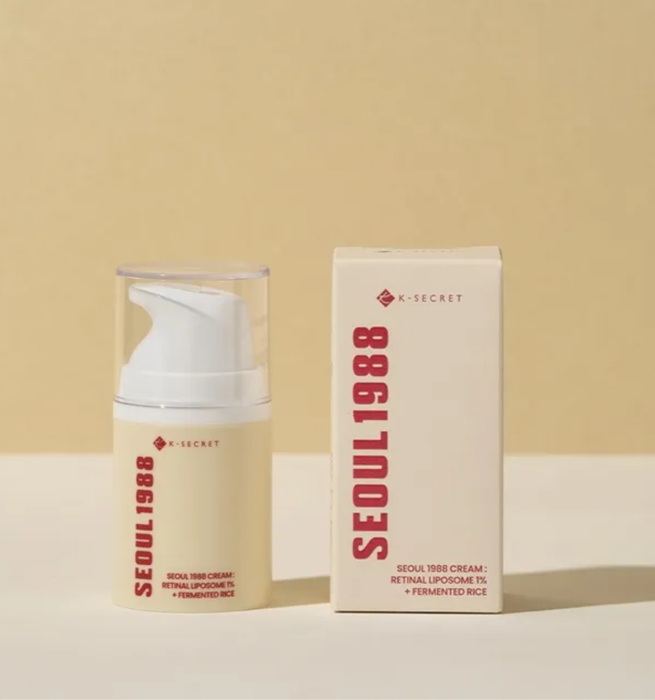 KSECRET- Crème SEOUL 1988 : Retinal 1% + Riz fermenté