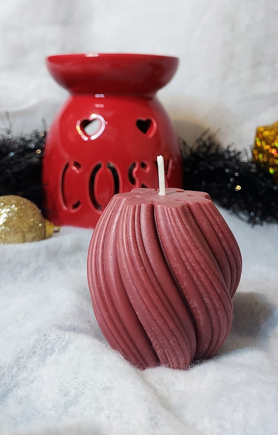 Bougie décorative Flocon