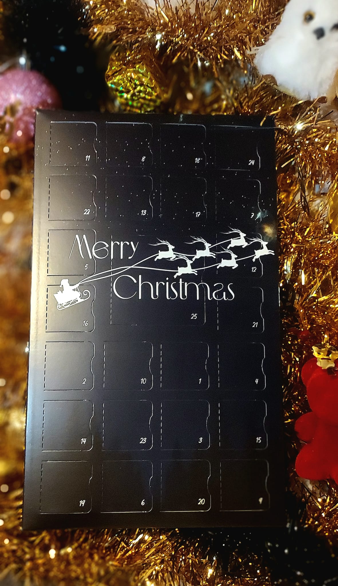 Calendrier de l'Avent Noir