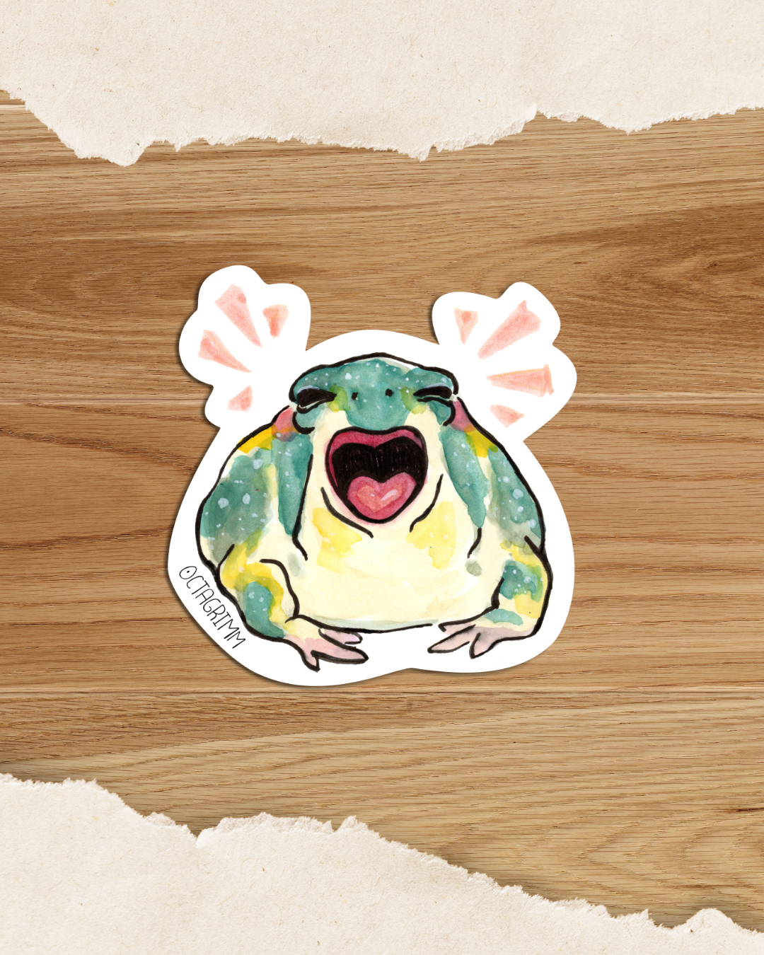 Froschsticker Surprise