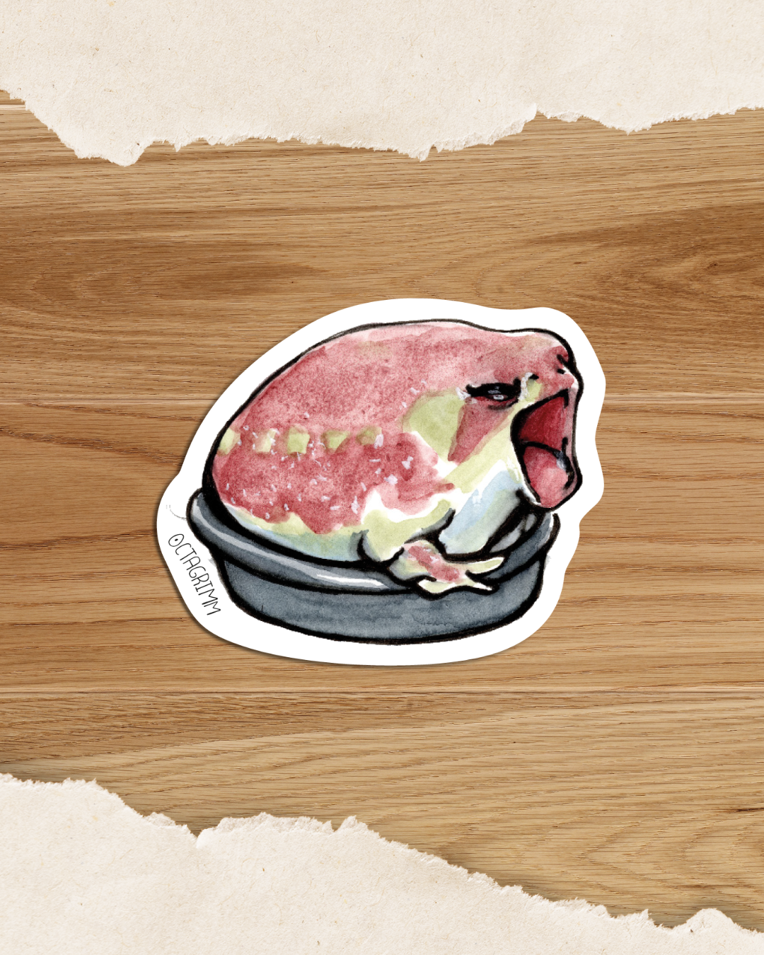 Froschsticker "Schalenfranz"