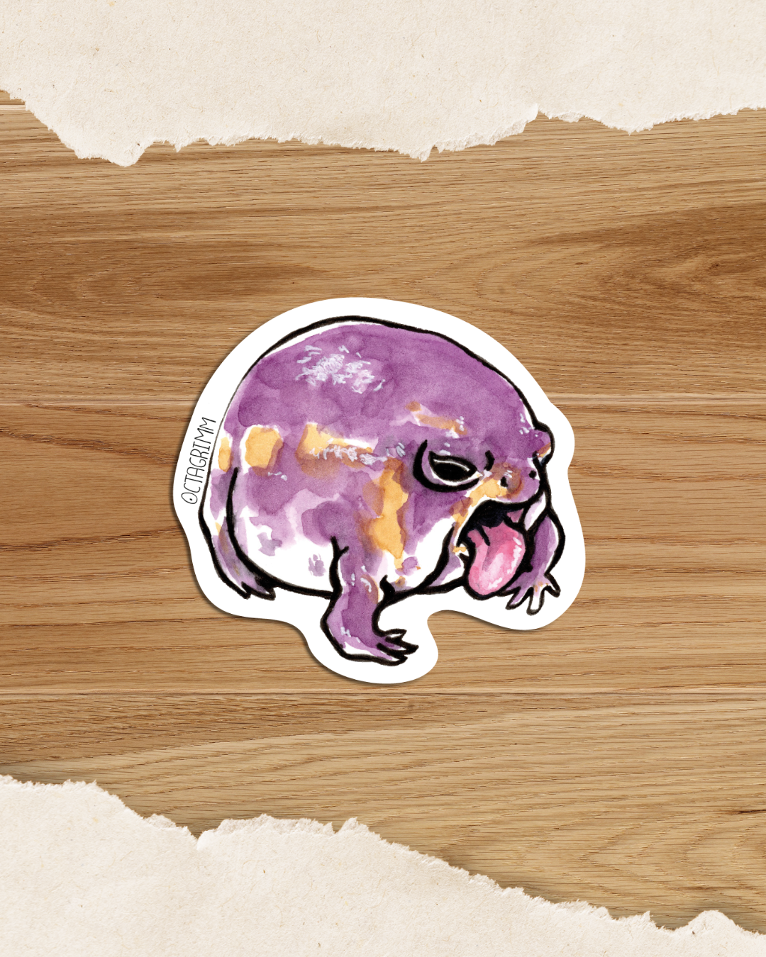 Froschsticker „Erna“