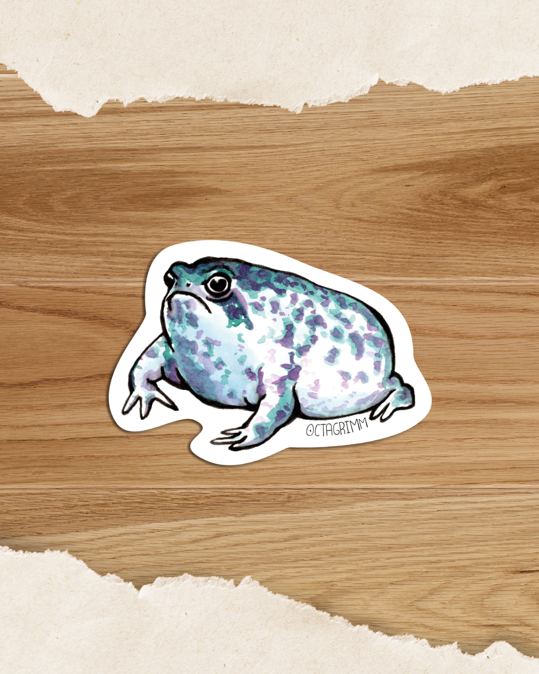 Froschsticker "Frogbert"