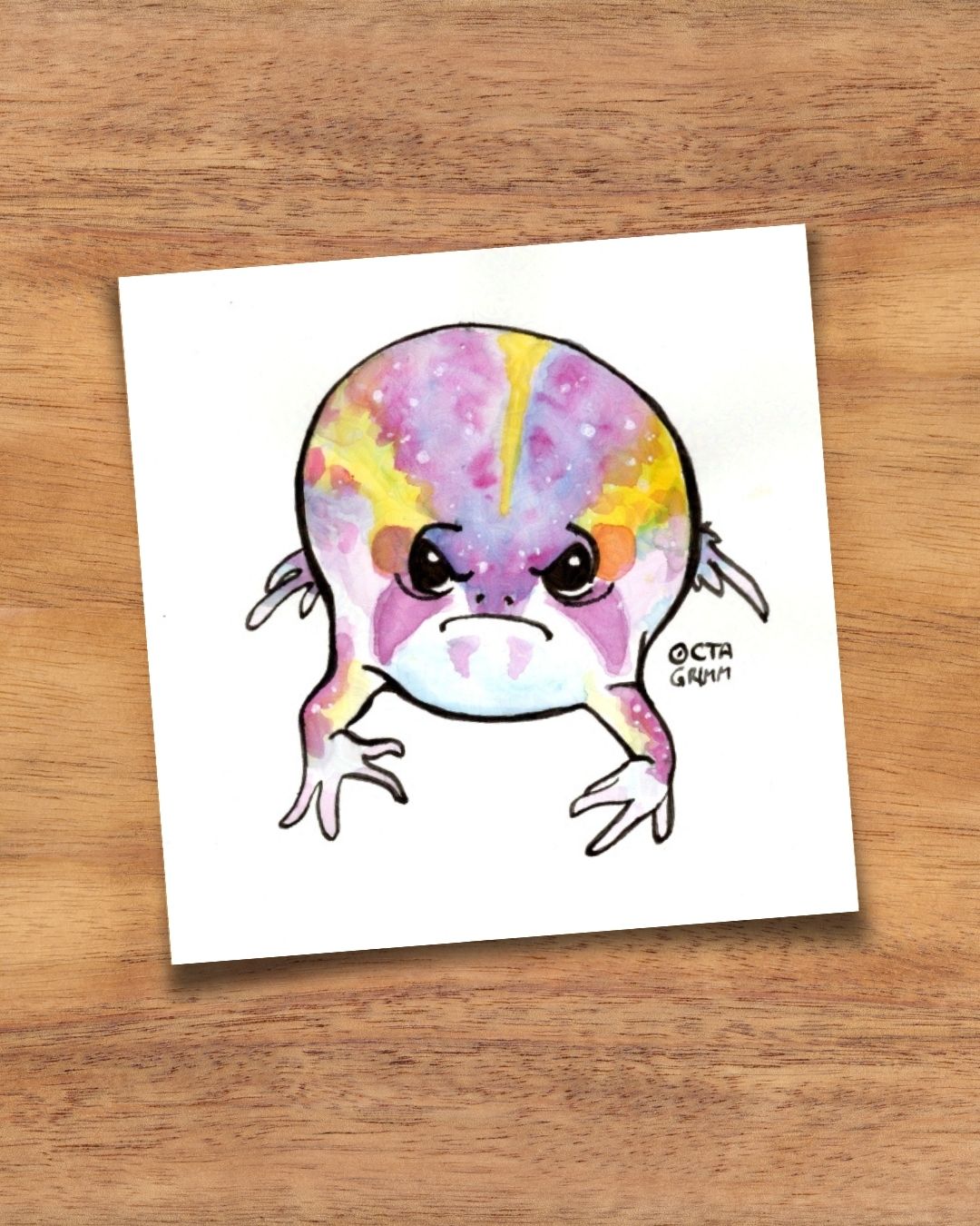 Froschkarte "Galaxina"