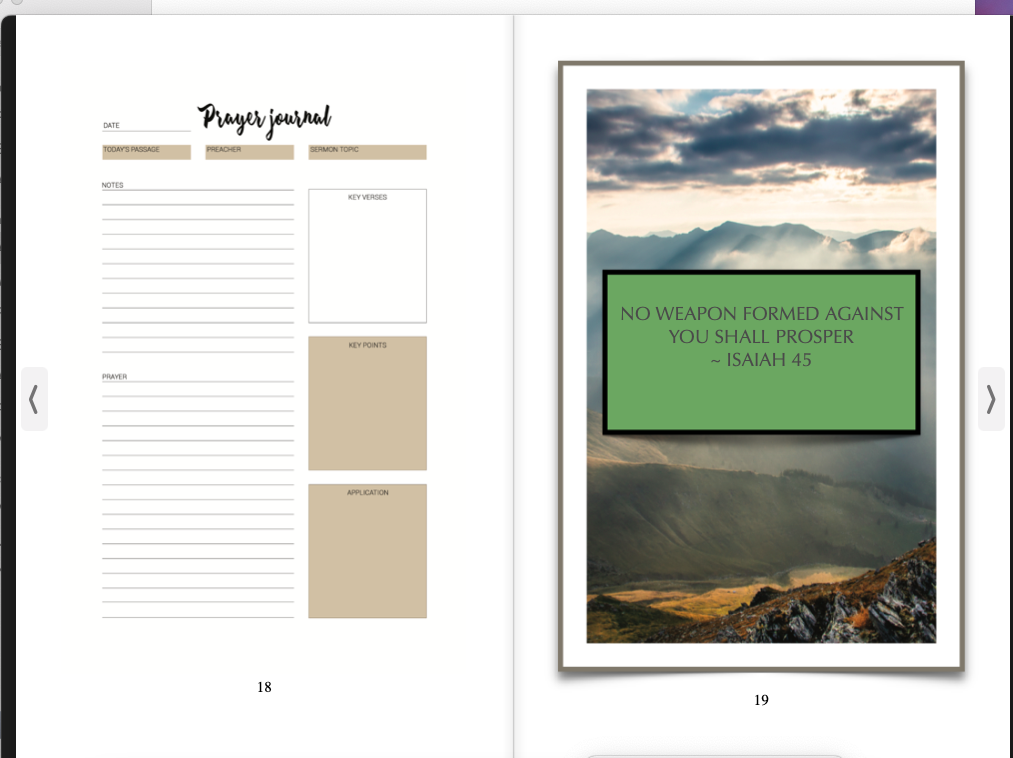 Men's Prayer Journal