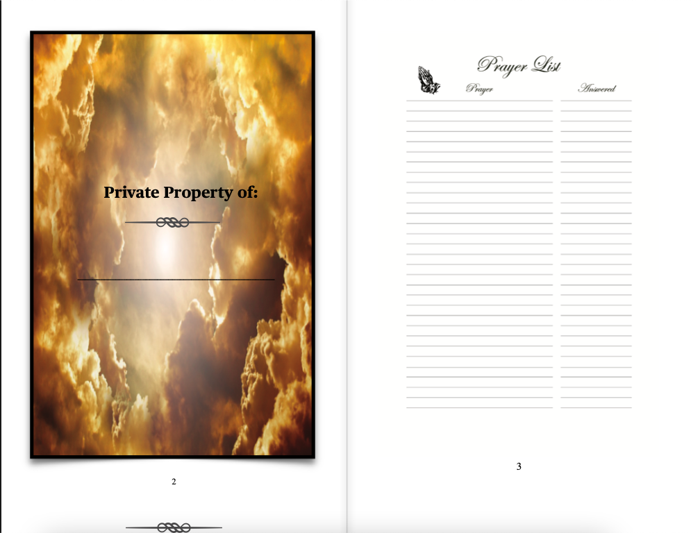 Men's Prayer Journal