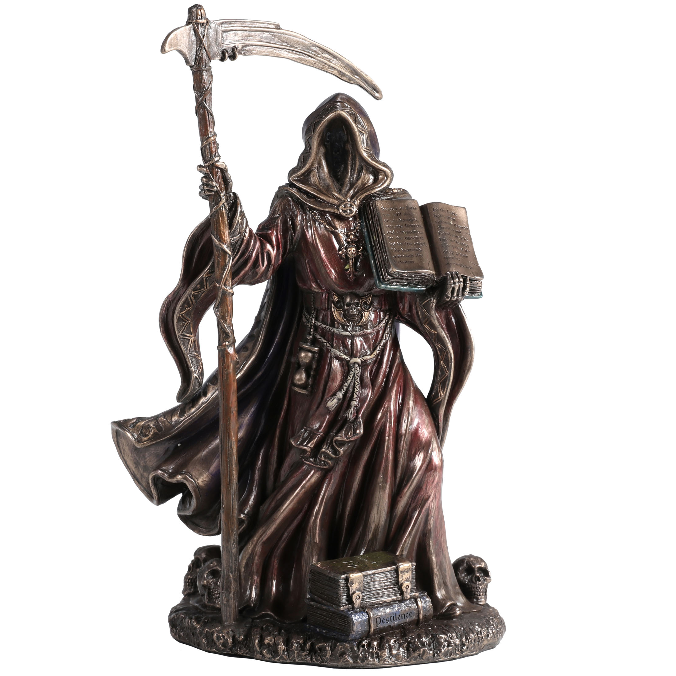 CALAMITY REAPER HOLDING SCYTHE AND PROPHECY