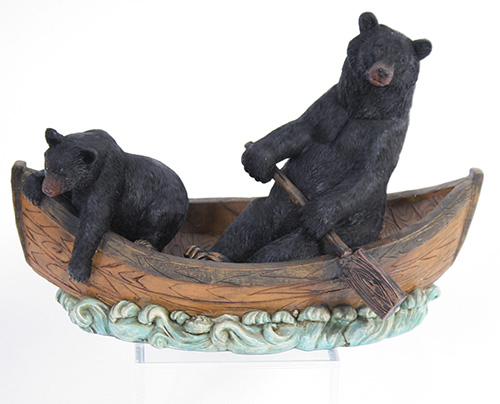 Bear & Cub in a Boat