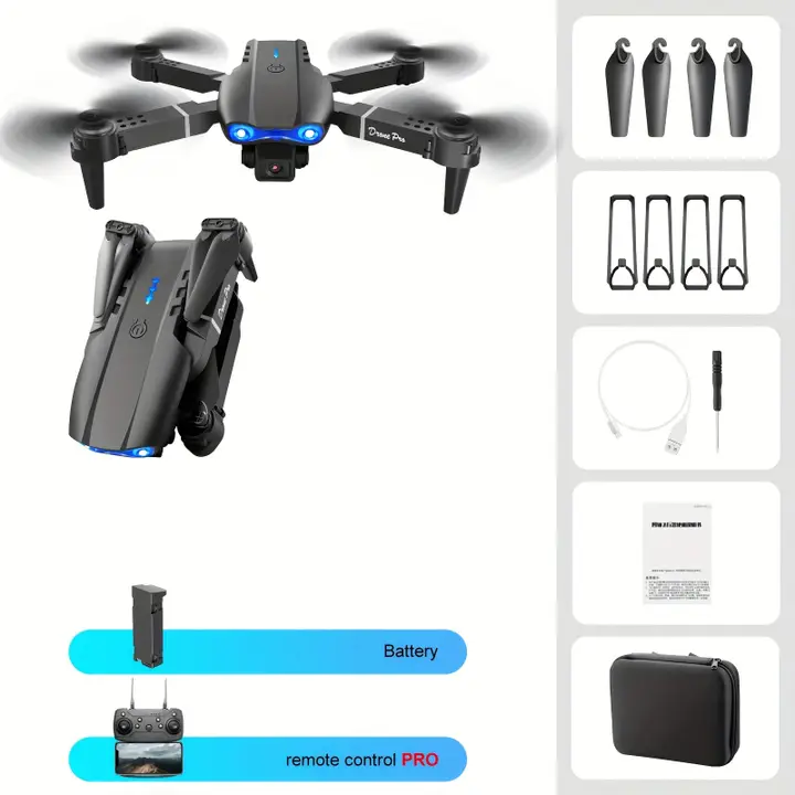 E99 Foldable Drone with Camera For Beginners