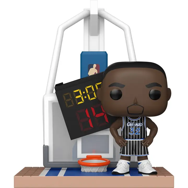 Nba Legends Magic Shaq with Backboard Deluxe Pop! Vinyl