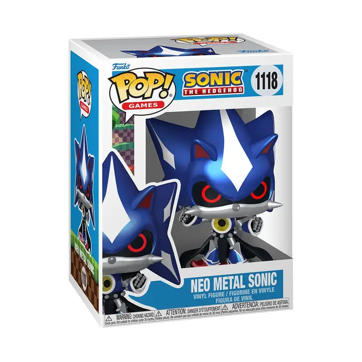 Sonic Neo Metal Sonic Metallic Funko Pop! Vinyl Figure