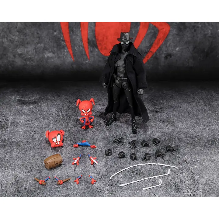 Spider-Man: Spider-Verse Noir & Spider-Ham Figures 2-Pack