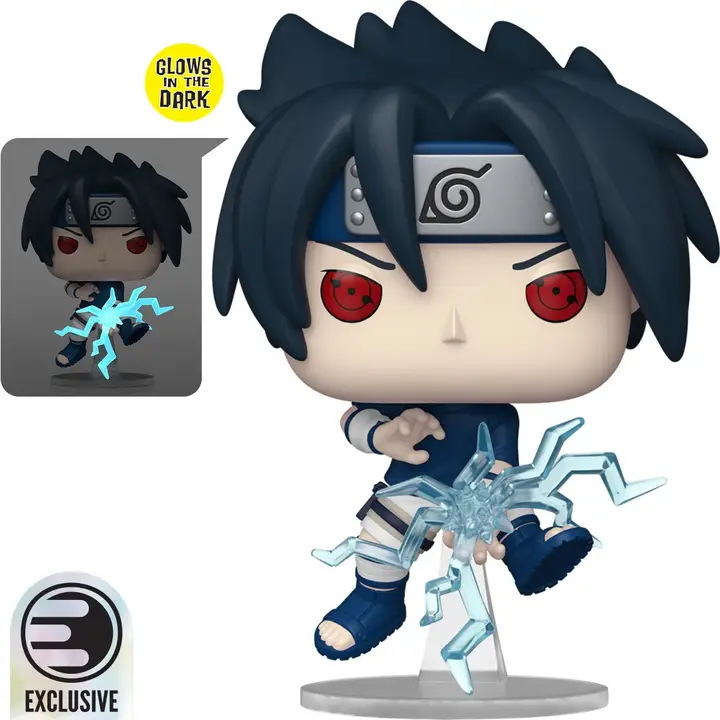 Naruto Sasuke (Chidori) Gitd Pop! Vinyl Figure - Ee Excl.