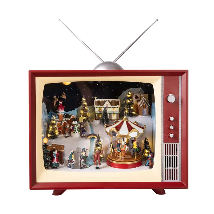 15" Animated & Musical Vintage Television