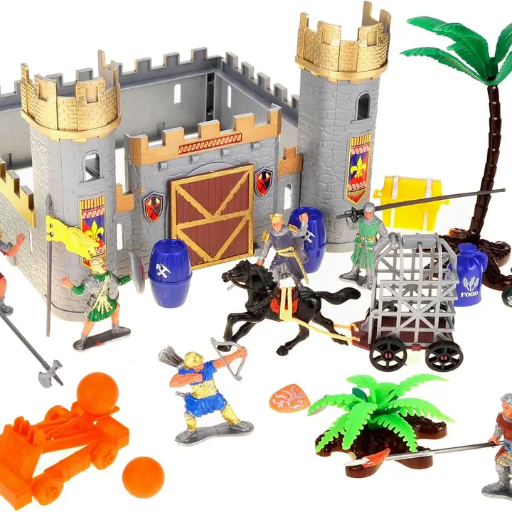 Medieval Castle Knight Action Figure Toy Army Playset