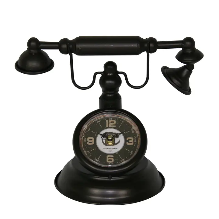 Vintage Telephone Table Clock
