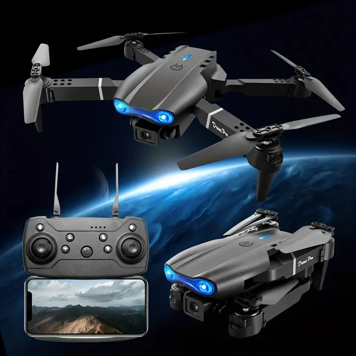 E99 Foldable Drone with Camera For Beginners
