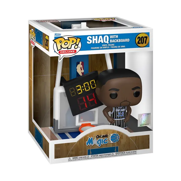 Nba Legends Magic Shaq with Backboard Deluxe Pop! Vinyl